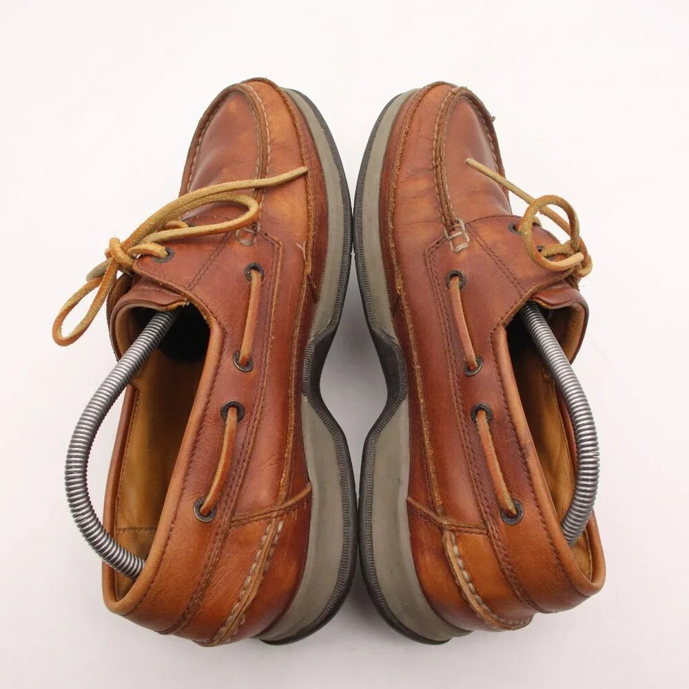 Mephisto Spinnaker Men’s Size 9 Boat Shoes Moccasin Loafer Shoes Brown Tan